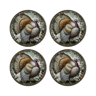 Vegan Leather Round Placemats