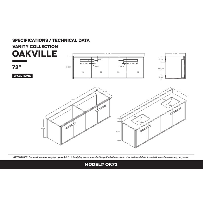 72'' Double Bathroom Vanity with Carrara Quartz Top, Matte Black, White Matte