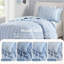 Charming Bow Embroidered Quilt Mini Set With Ruffle Trim And Soft Microfiber-125220505-125220502