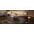 Upholstered Twin Size Platform Bed With USB Ports And LED Belt, With Trundle, White