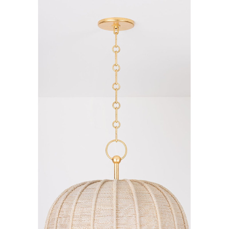 Lonnie Light Pendant, 26.25" H x 20" W x 20" D
