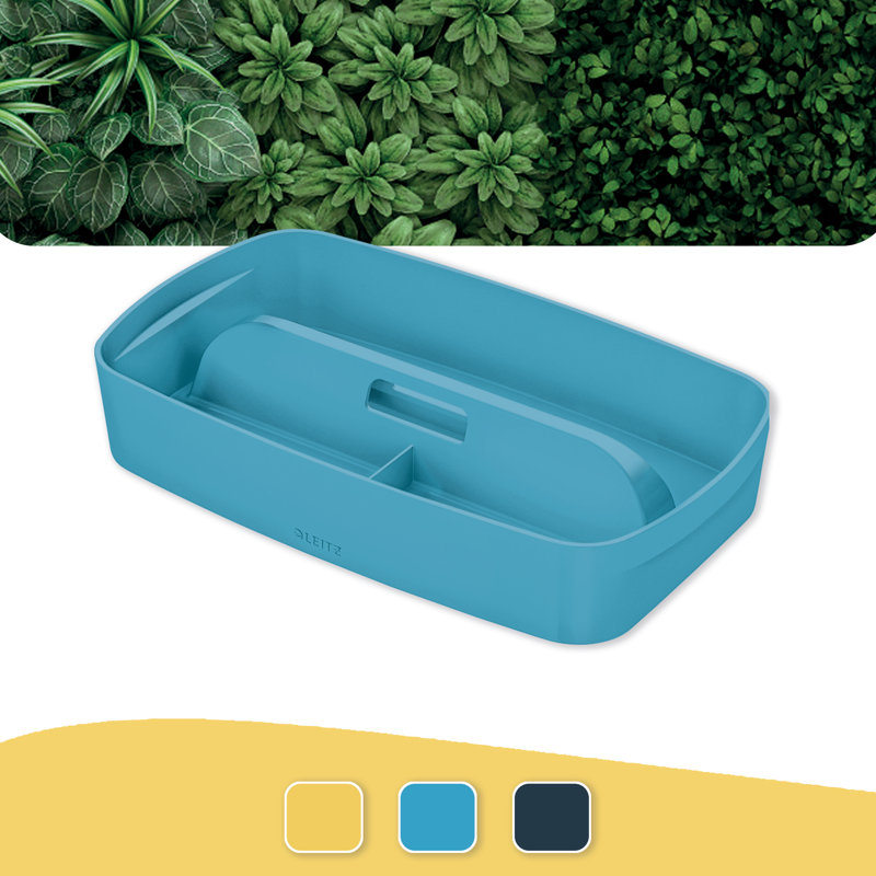 Leitz Cosy Decorative Bin, Blue
