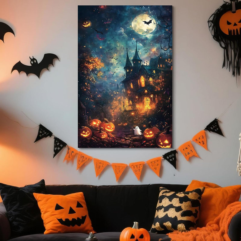 1 Piece Wrapped Canvas Wall Art