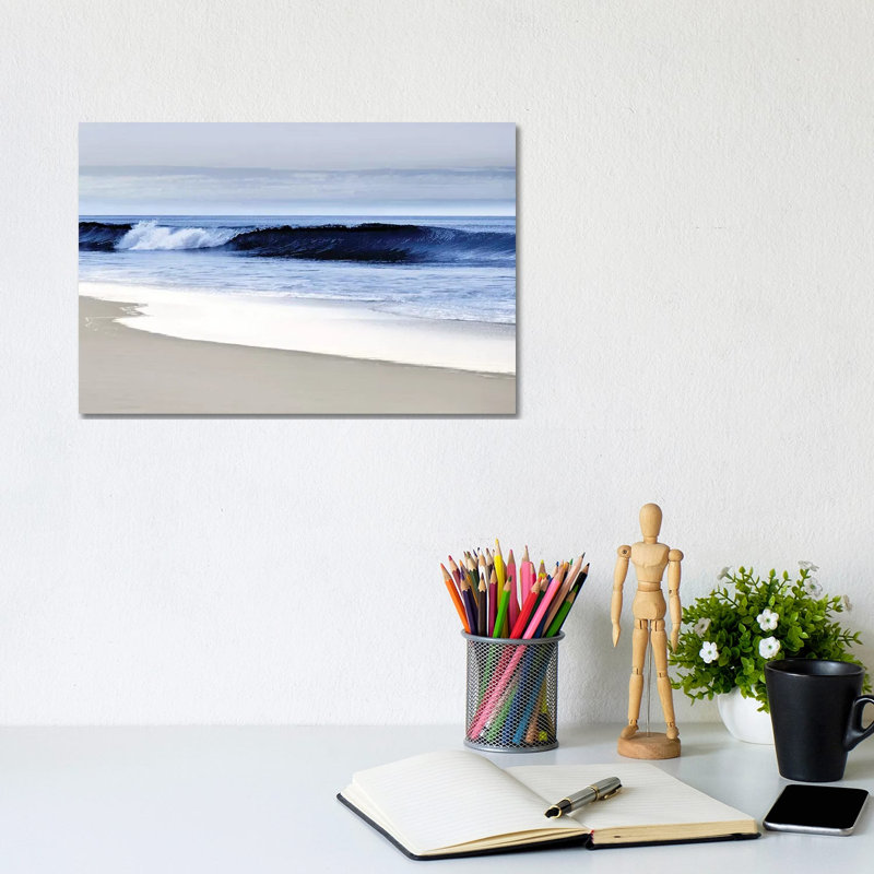 Blue Wave II by Devon Davis - Wrapped Canvas Gallery-Wrapped Canvas Giclée, 20.32cm H x 30.48cm W