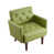 Green Faux Leather