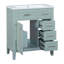 Armoire de salle de bain avec tiroirs 30 po-106912628