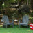 HDPE Folding Adirondack Chair With Dual Cup Holder - Composite Adirondack Chair With Wood Texture- ,Gray-147894384