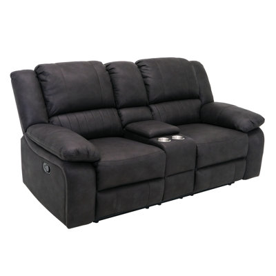Jailil Upholstered 76.5'' Reclining Loveseat