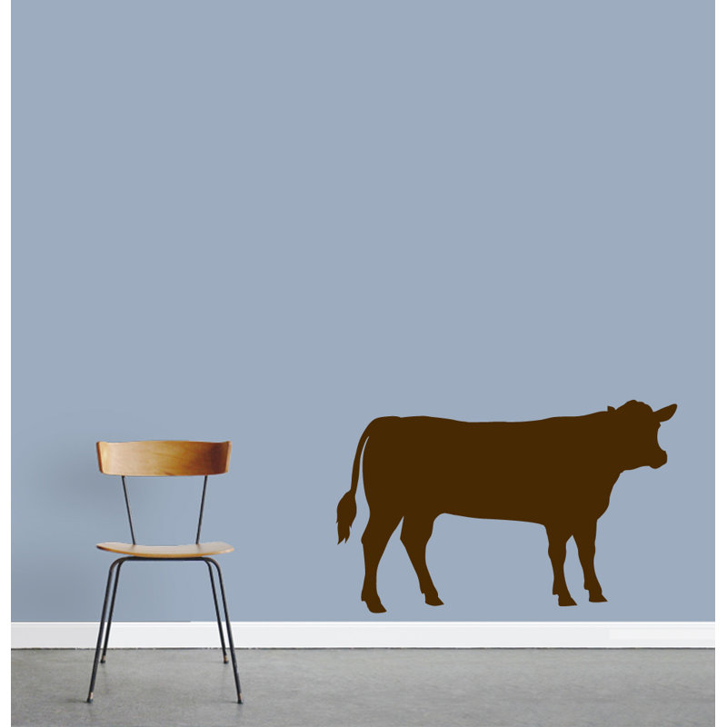 Décalcomanie murale vache, Brun