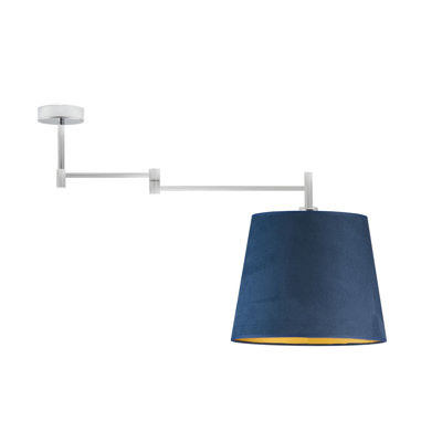 Dunkerton Fabric Semi Flush Mount