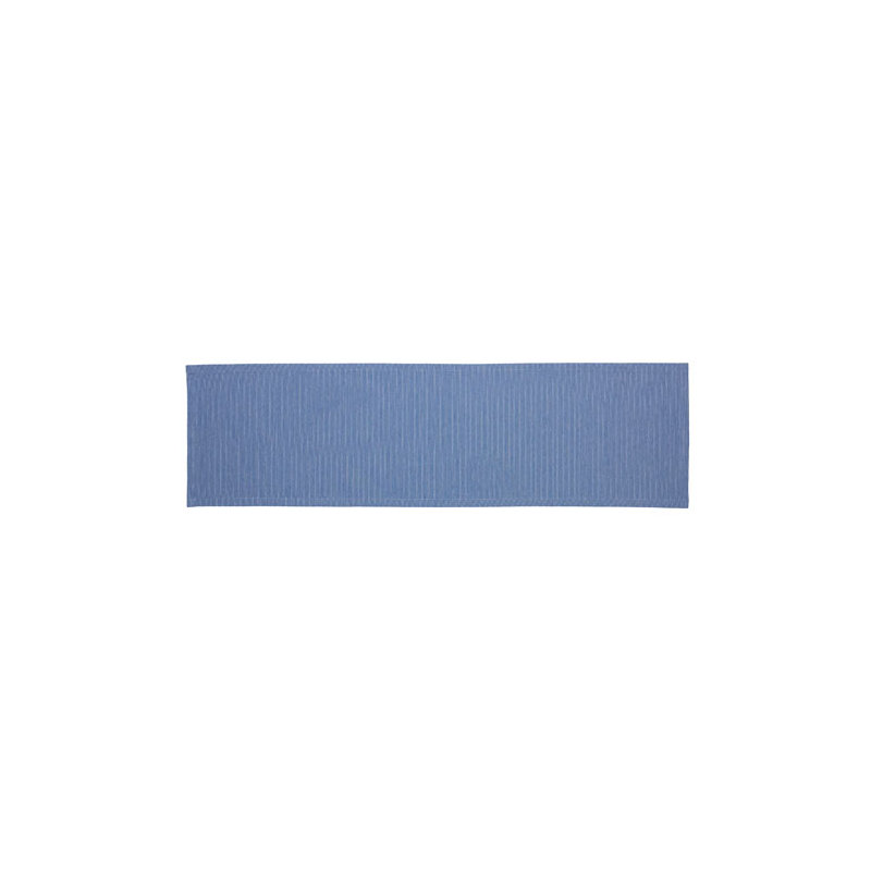 Needlestripe Table Runner, Indigo