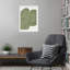 «Rooney Green Paper Cut Modern» par le Studio MIUUS, reproduction d'art encadrée en bois-1591006646-1591006645