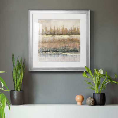 What Lies Beneath II - Matted and Framed Under Acrylic Glass, Large Living Room Wall Art