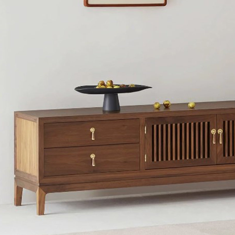 Nouveau meuble télé de style chinois, H 20,47 po x L 78,74 po x l 15,74 po