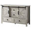 Commodes de ferme l 48 po avec 2 portes de grange coulissantes-1001175223