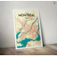 « montréal city map », reproduction d’impression sur affiche en tricolore-22633809
