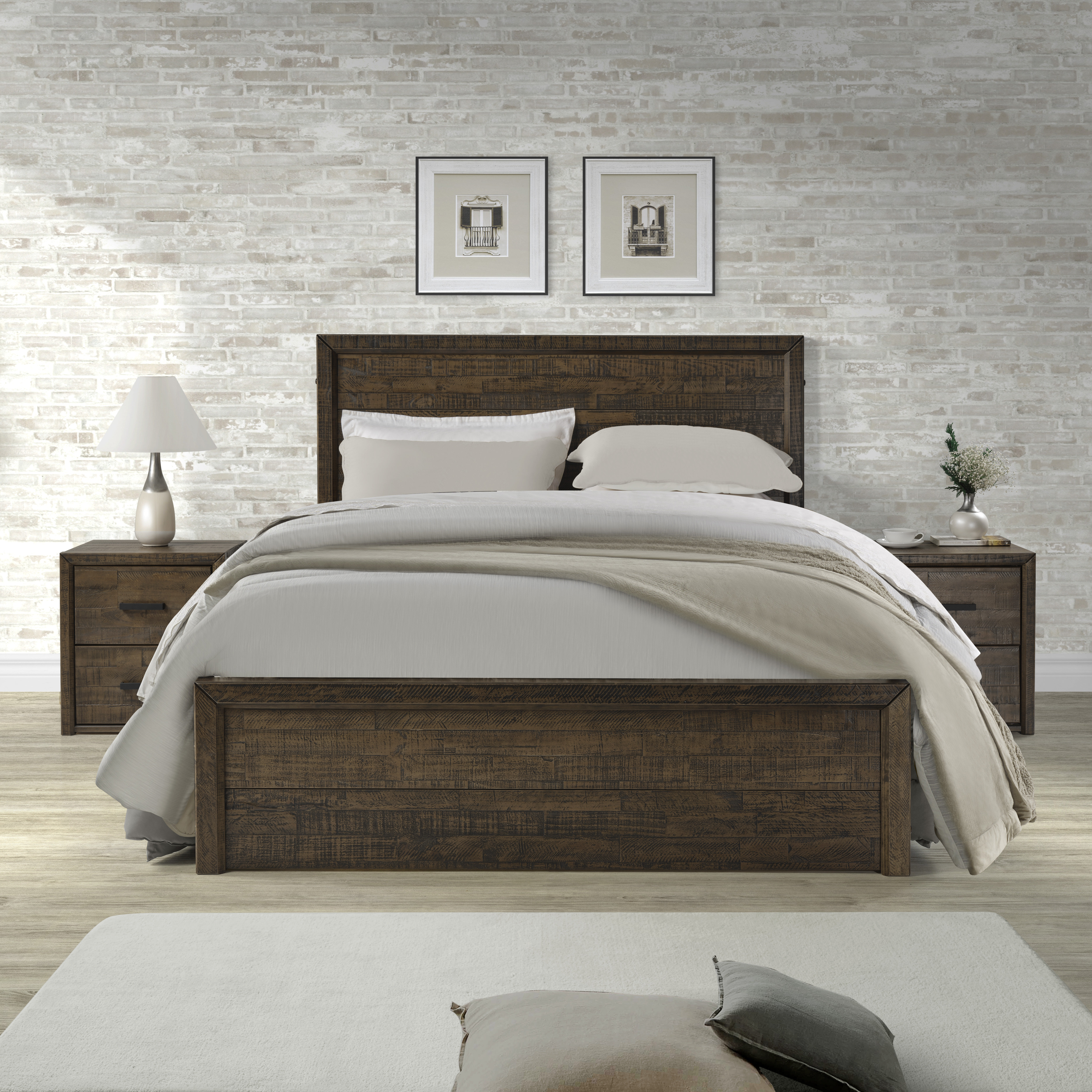 Laurel Foundry Modern Farmhouse® Gunning Solid Wood Panel Bed & Reviews ...