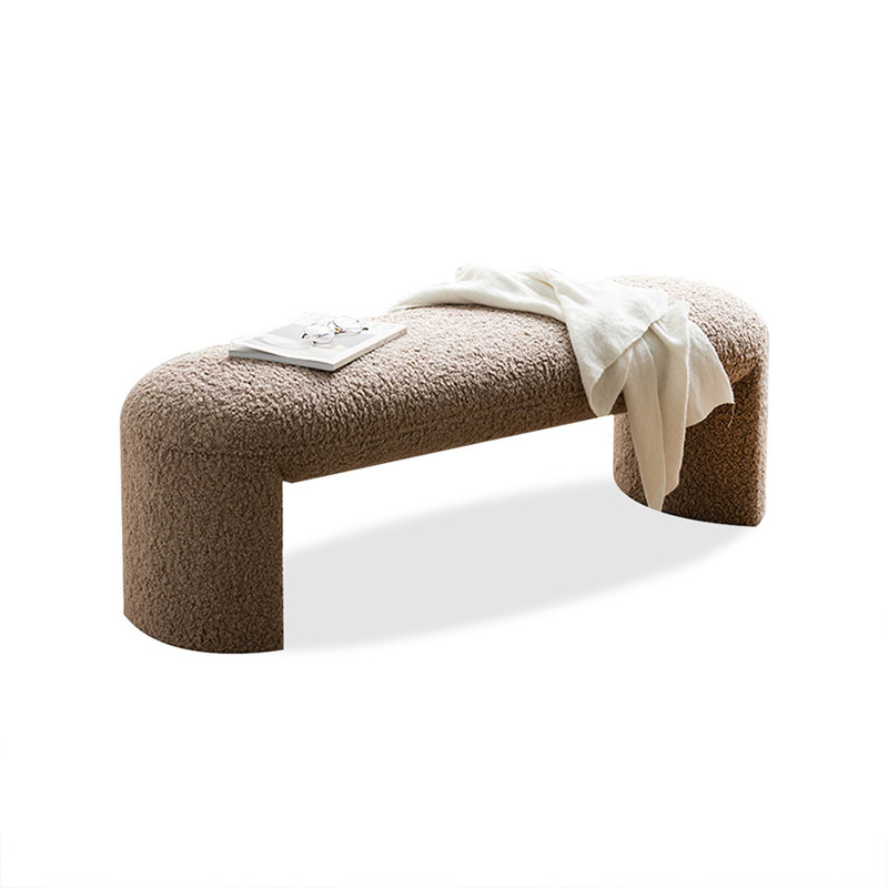 Banc rembourré kaki