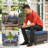 6-Piece Outdoor PE Rattan Sectional Seating Group With Cushions-111700404-111700403