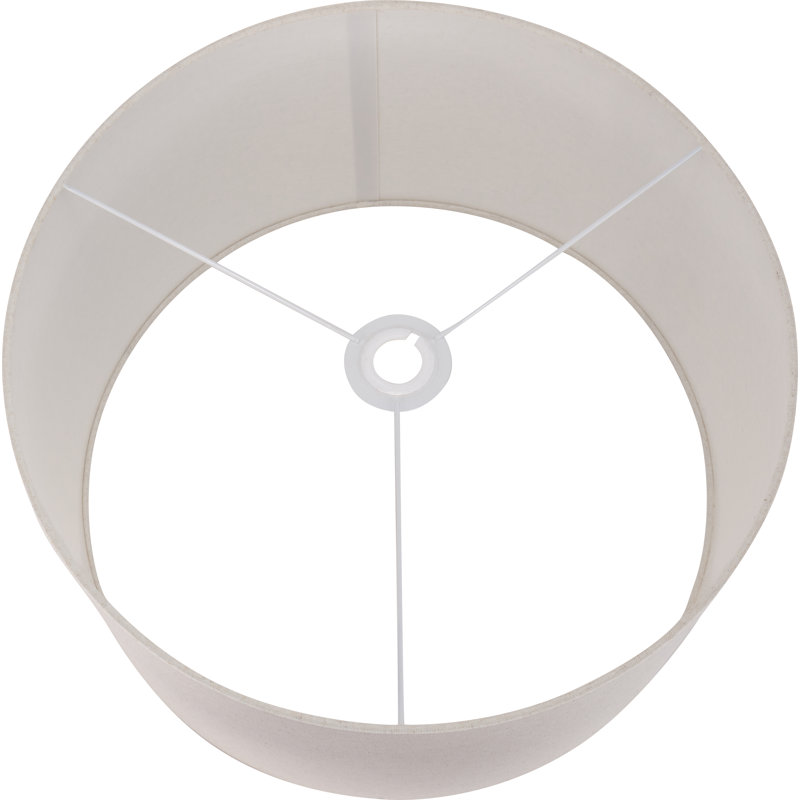 Jute Drum Lamp Shade ( Uno ) in Beige, 26" H x 45" W x 45" D