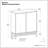 Banting 39"W Solid Wood Modern Industrial Medium Storage Cabinet with Metal Base and Adjustable Shelves