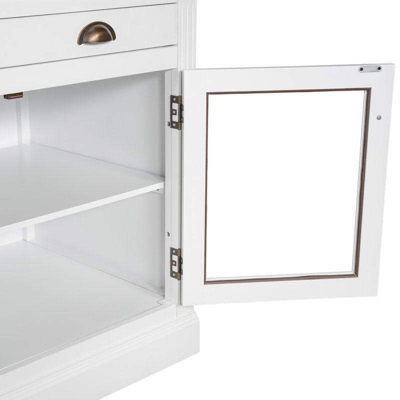 Bibliothèque française moderne 83,3 "H, bibliothèque standard, Blanc