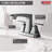 Ashlyn Centerset Bathroom Faucet with Drain Assembly, 2-handle Bathroom Sink Faucet-78331921