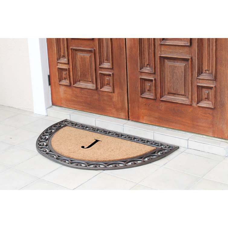 Nazmican 9 in. x 18 in. Outdoor Door Mat Canora Grey