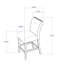 TABOURETS DE BAR ARIYA GRIS FONCÉ 2PK