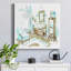 Toile tendue avec châssis bleu I-Premium Gallery - prêt à accrocher-1993082928