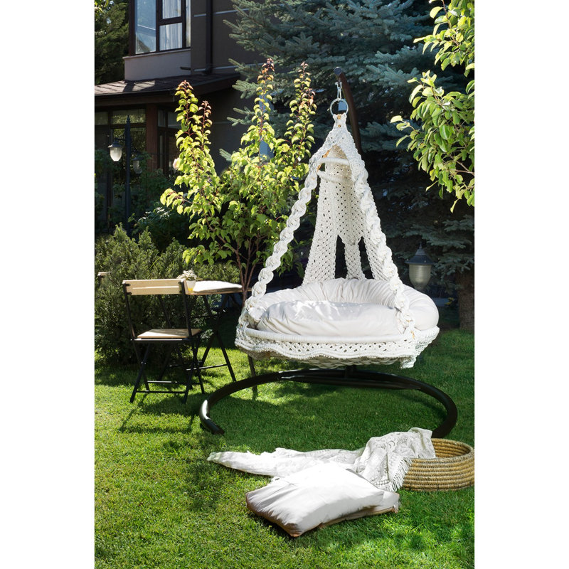 Balancelle avec support EPLING, Crème