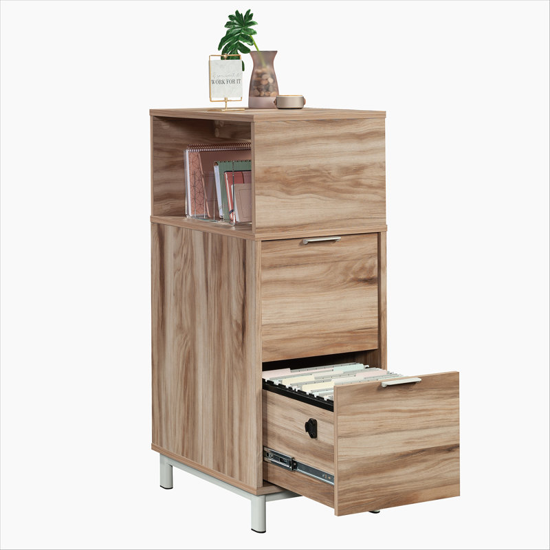 Tour d'archivage, finition bois d'acacia