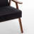 Mid-Century Modern Chair, Living Room Chair With Solid Wood Frame, Accent Chair Extra-Thick Backrest, Wingback Chair, Lounge Chair Indoor-550101726
