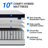  Avenco 10" Cooling Gel Medium Hybrid Mattress-111465195-111465197