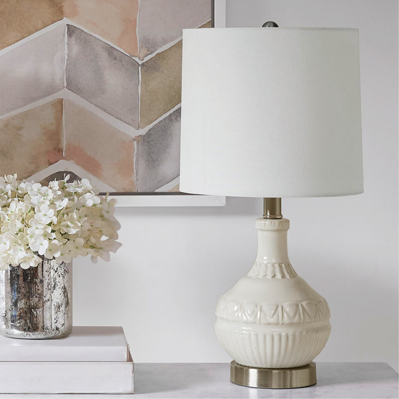 Gypsy Embossed Boho Table Lamp