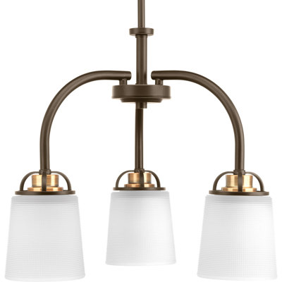 Lustre classique/traditionnel ombré 3 lumières Seydou