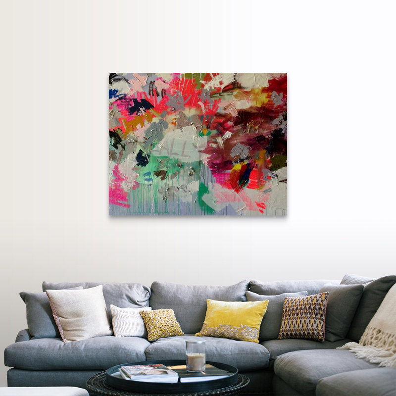 « Really II » par Kent Youngstrom, reproduction d’art, H 36 po x l 45 po x P 1,25 po, Toile tendue
