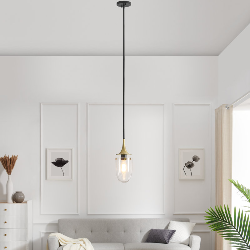 Luminaire suspendu cylindrique 1 lumière