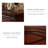 Walnut Solid + Manufactured Wood Freestanding Fireplace