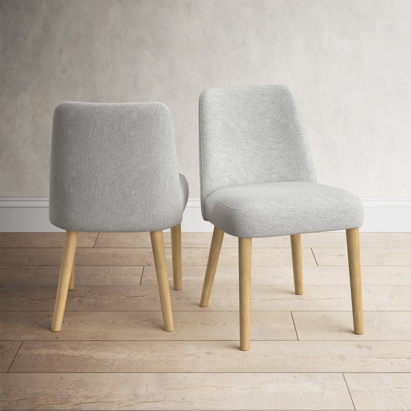 Upholstered Solid Back Parsons Dining Chair