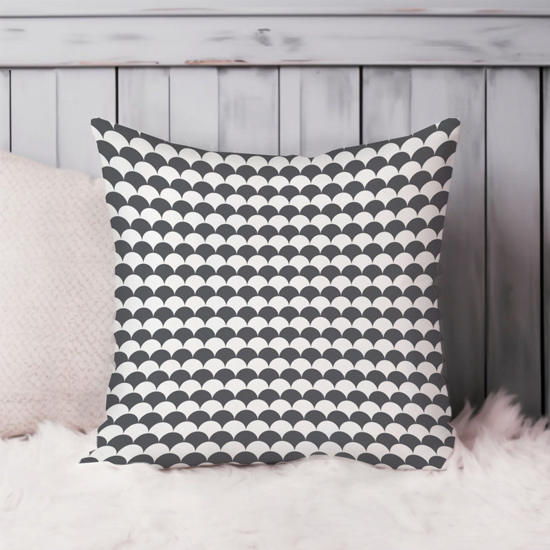  Abstract Dark Gray Pattern I Patterns Modern, 20"H x 20"W