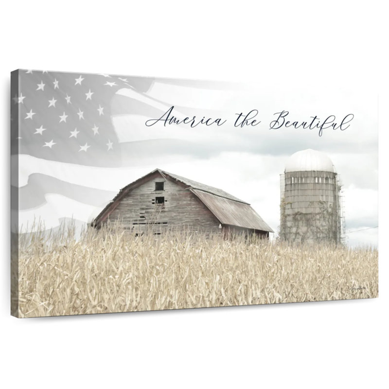 Lelar America The Beautiful Country, H 34 po x l 51 po
