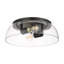 Plafonnier encastré 14 po avec verre transparent Iftimie-1822416479