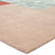 Runway Geometric Handmade Tufted Beige Area Rug