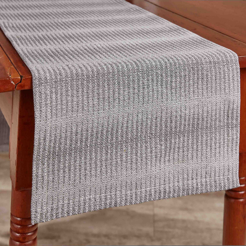 Seitu Rectangular Geometric Table Runner, 72" x 15"