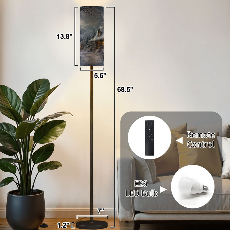 Lampe sur pied Cozy Snow