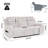 Sizemore 3 Piece Reclining Corduroy With Storage Cup Holder And Bluetooth Speaker Led Light Living Room Set-121833002