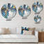 Kenysha - Horloge murale peinture abstraite-1937405309