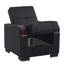 Fauteuil rembourré convertible 3-en-1 en cuir Nesler Mobimax-841420246
