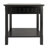 Aoun Solid Wood Top End Table with Storage